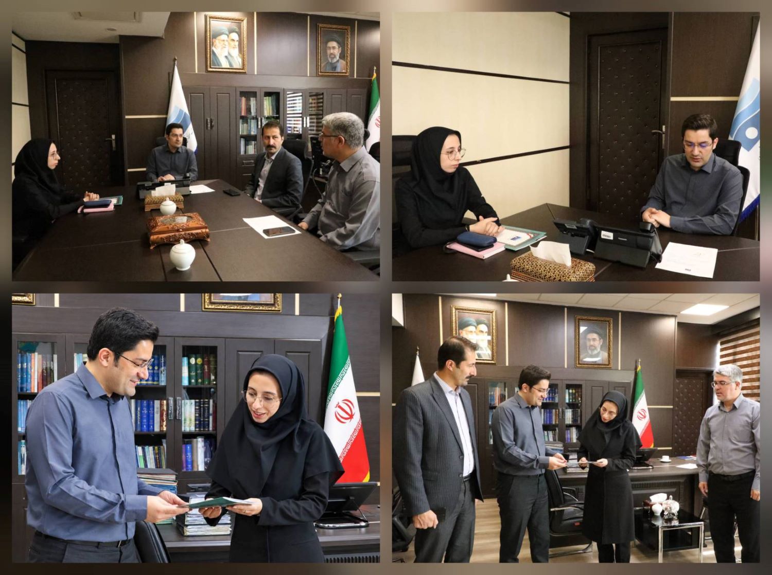 تجلیل مدیرعامل شرکت آب منطقه‌ای زنجان از همکار نخبه
