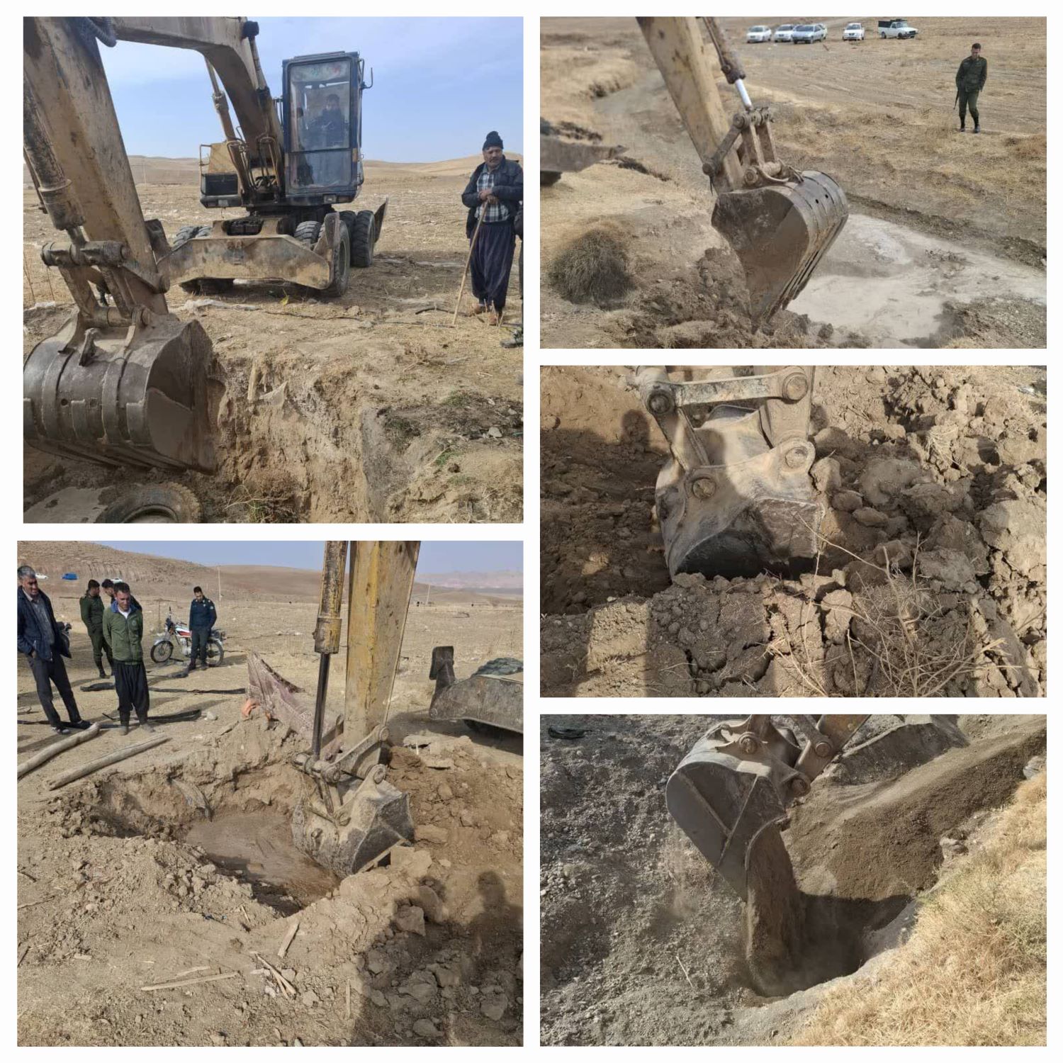 ۳۶ حلقه چاه غیرمجاز در دشت قیدار مسدود شد