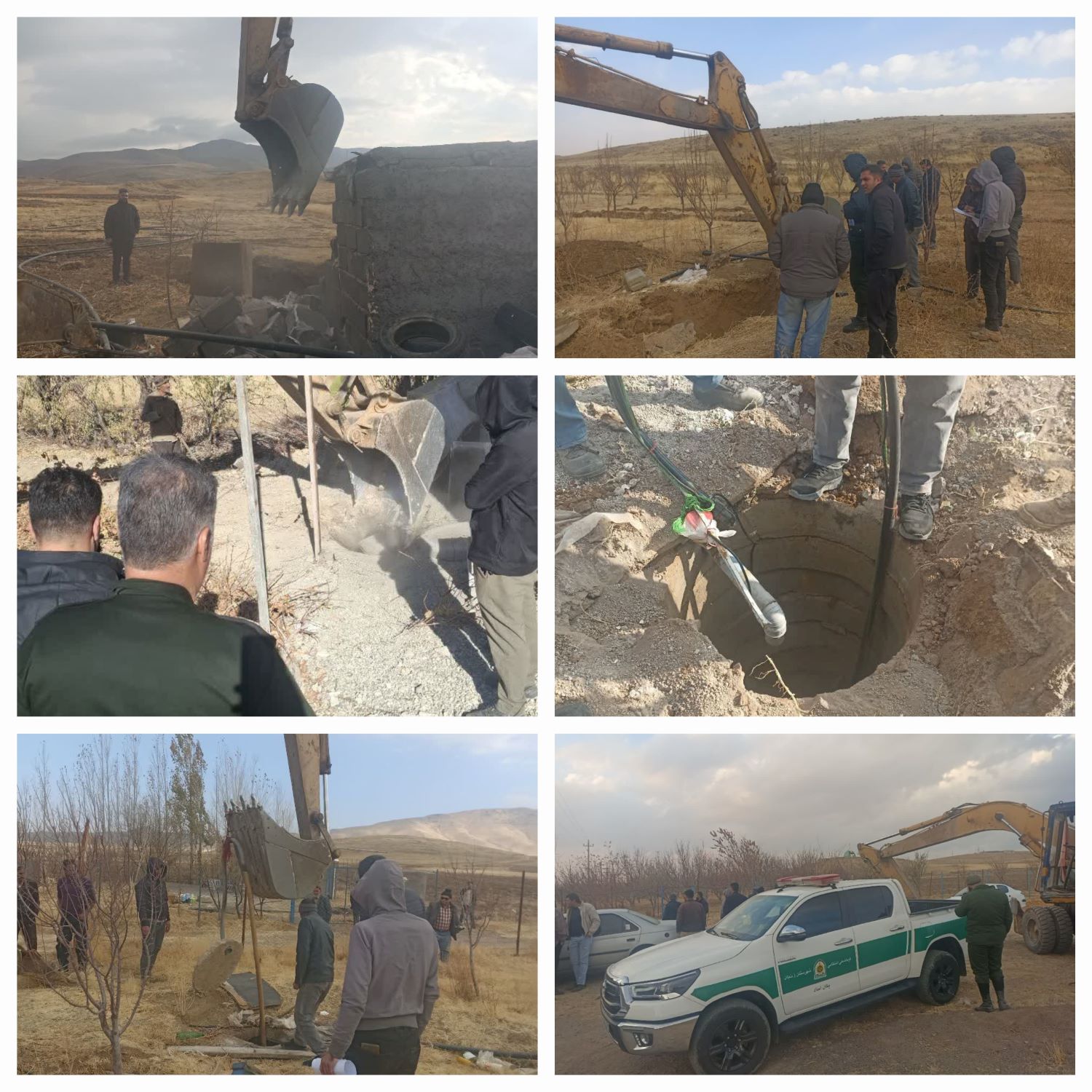 انسداد ۶۹ حلقه چاه غیر مجاز در این شهرستان