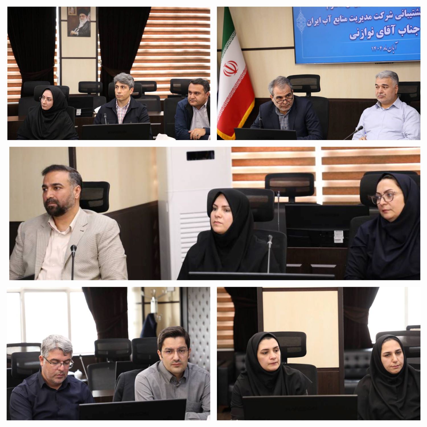 دیدارمدیرکل منابع انسانی وپشتیبانی شرکت مدیریت منابع آب ایران با مدیرعامل شرکت آب منطقه ای زنجان